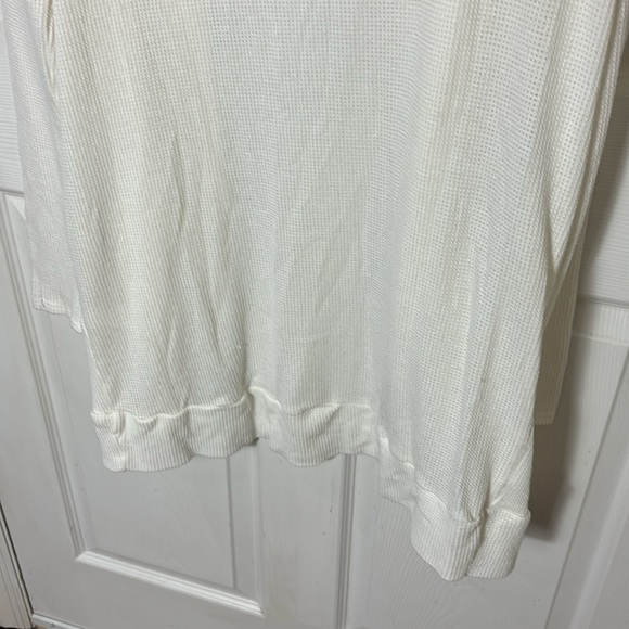 Talulah waffle knit cardigan lightweight all white open front size Medium - Picture 12 of 13